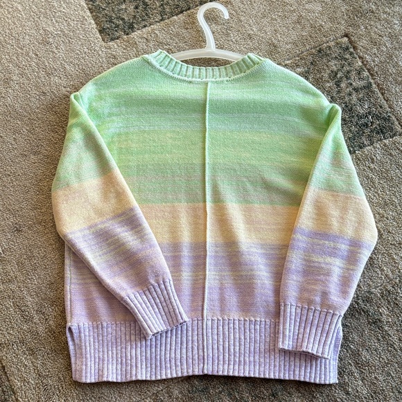 LOFT Multicolor Pastel Women's Sweater - Picture 8 of 11